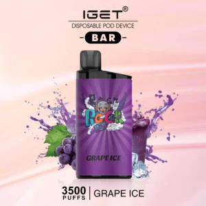 IGET Bar 3500 Puff Grape Ice Disposable Vape Australia